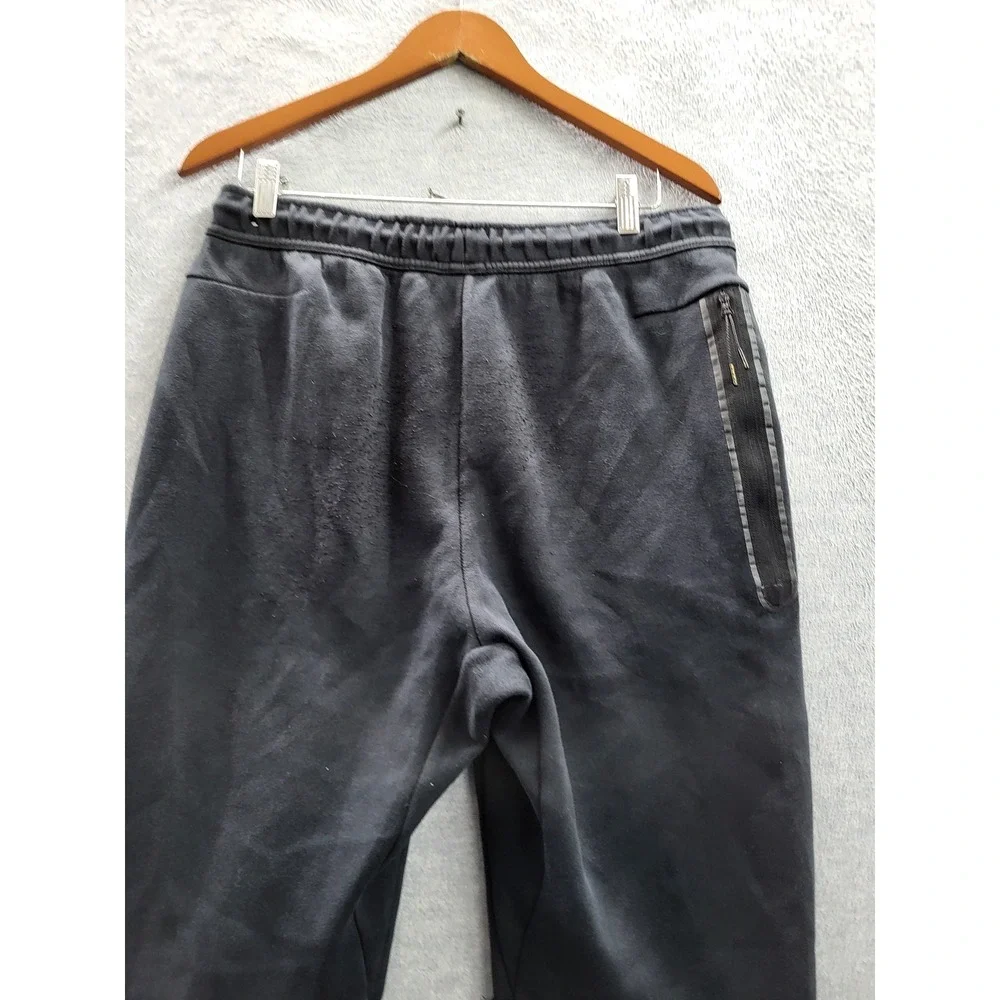 Nike Men Activewear Pants L Black Tech Fleece Jogger 26